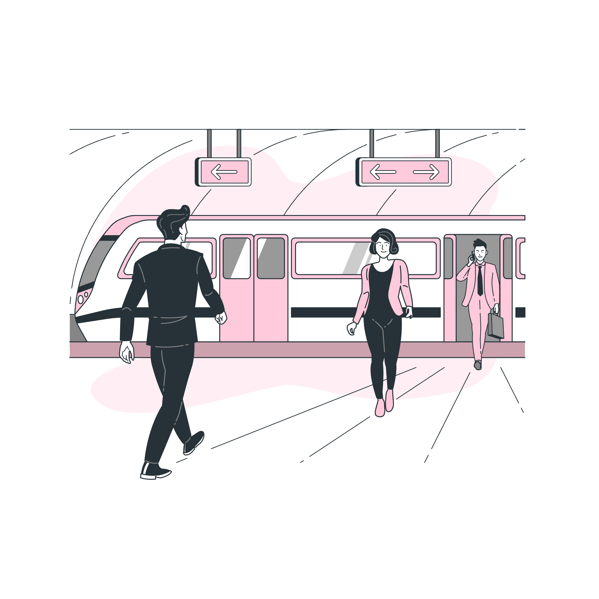 時差通勤の実施